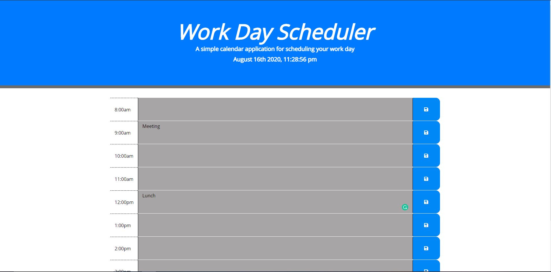 Day Scheduler